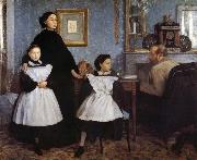 Edgar Degas Belury is family oil painting on canvas